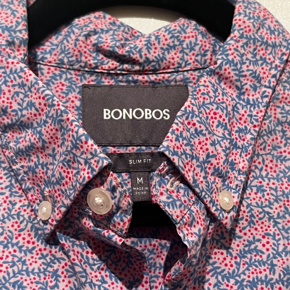 Slim Fit Floral Bonobos Button Down shirt